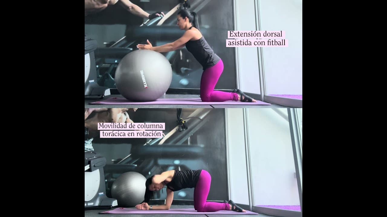 2 ejercicios para mejorar postura cifotica o tensión constante en el cuello.